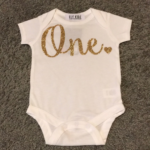 “ONE” ONESIE - Picture 1 of 3